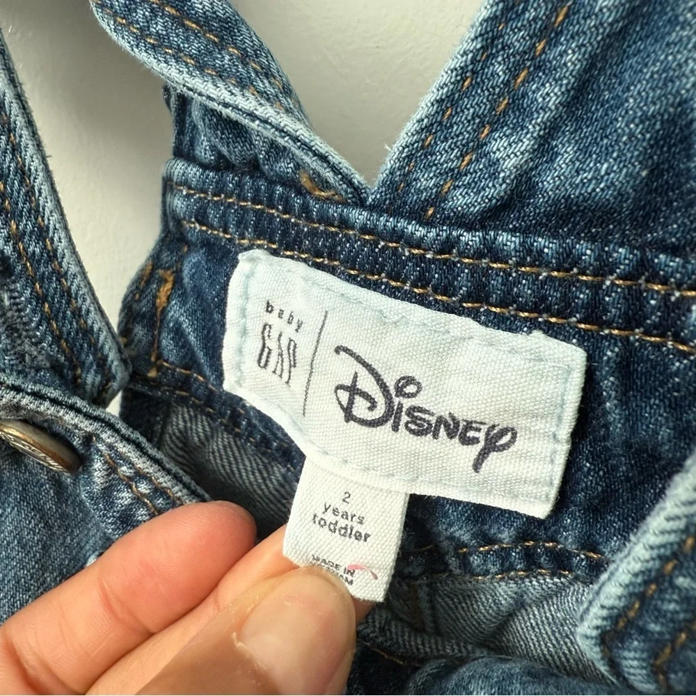 GAP X Disney Toddler Girl Minnie Mouse Overalls- 2T